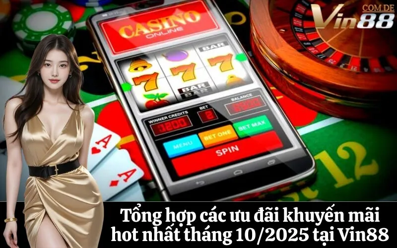 Tổng hợp các ưu đãi khuyến mãi hot nhất tháng 10-2025 tại Vin88